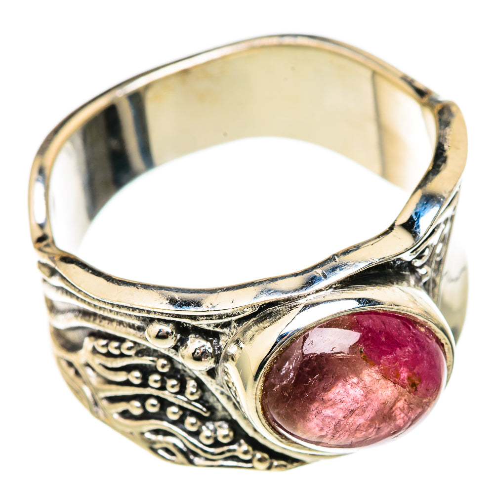 Pink Tourmaline Rings handcrafted by Ana Silver Co - RING103232 - Photo 2