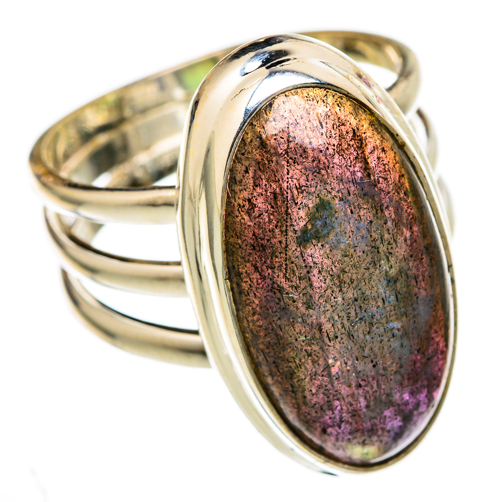 Labradorite Rings handcrafted by Ana Silver Co - RING103271 - Photo 2
