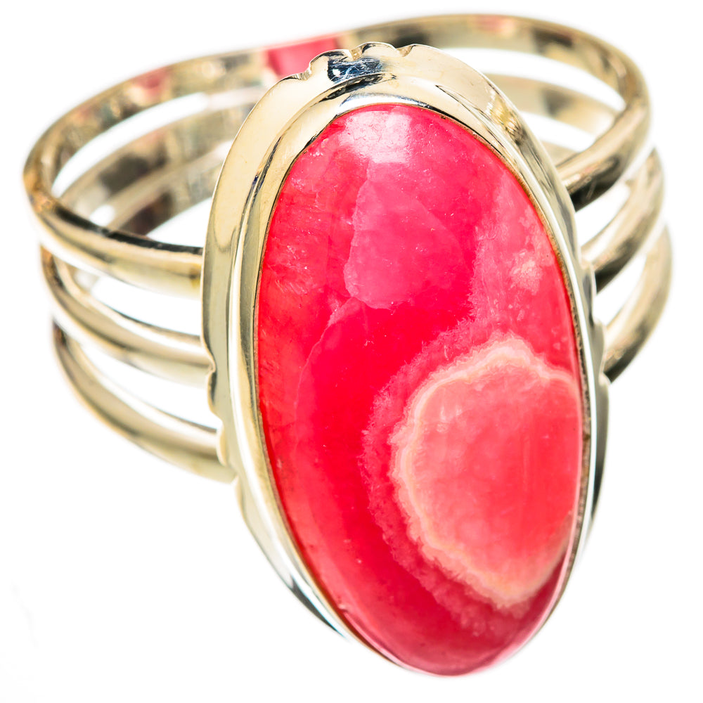 Rhodochrosite Rings handcrafted by Ana Silver Co - RING103274 - Photo 2