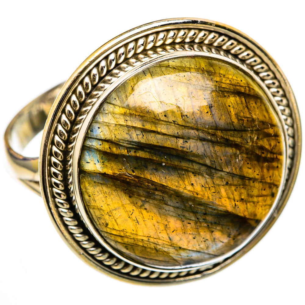 Labradorite Rings handcrafted by Ana Silver Co - RING103337 - Photo 2