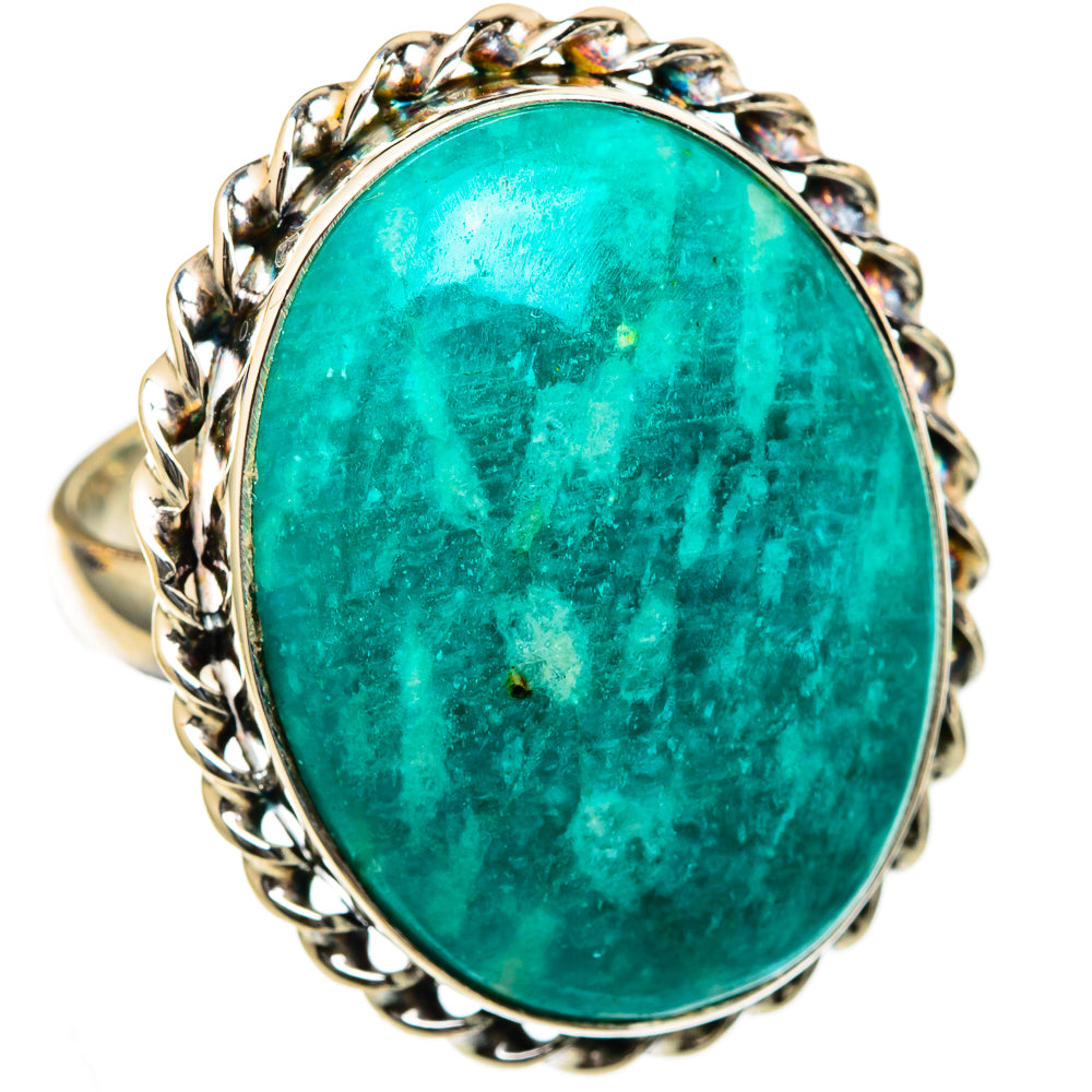 Amazonite Rings handcrafted by Ana Silver Co - RING103346 - Photo 2