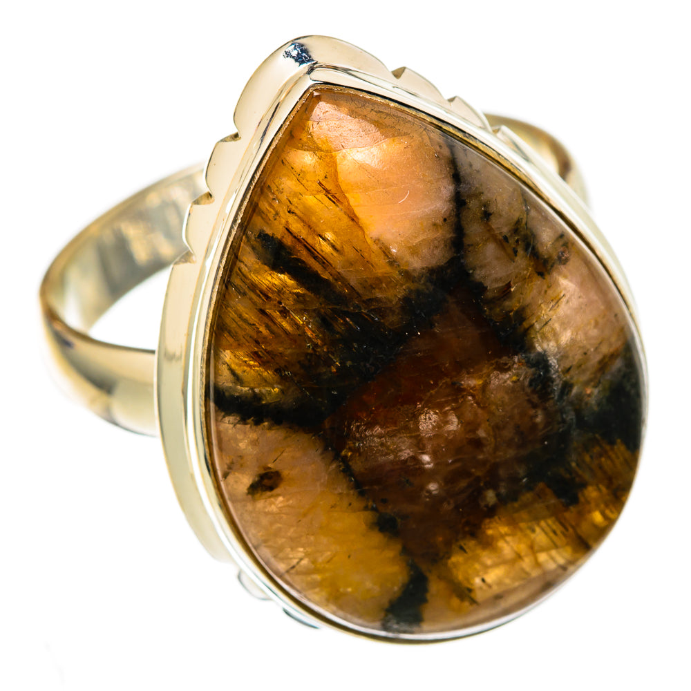 Chiastolite Rings handcrafted by Ana Silver Co - RING103355 - Photo 2