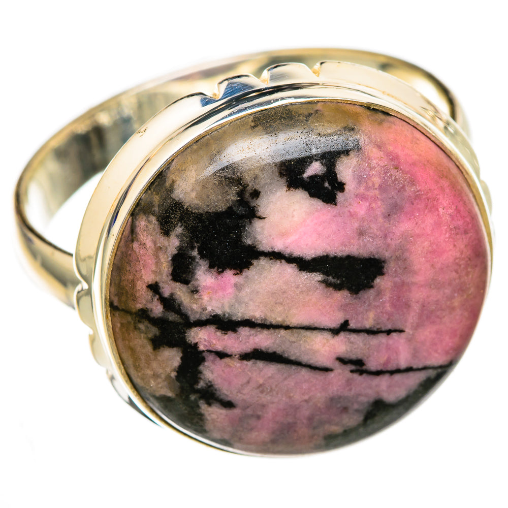 Rhodonite Rings handcrafted by Ana Silver Co - RING103362