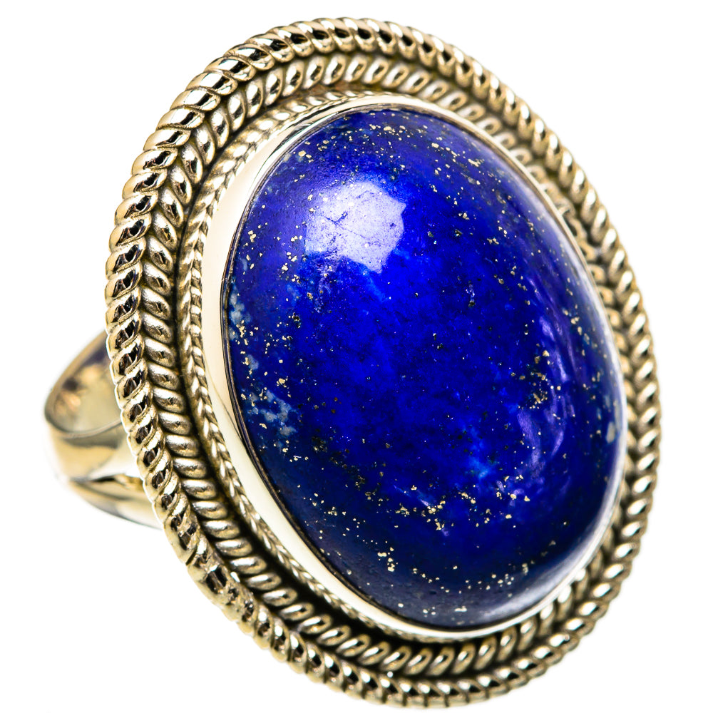 Lapis Lazuli Rings handcrafted by Ana Silver Co - RING103389 - Photo 2