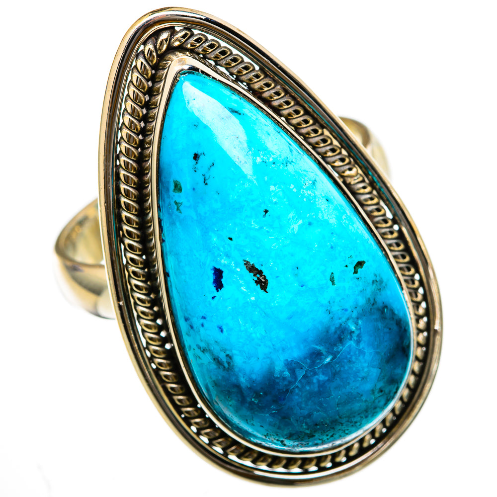 Chrysocolla Rings handcrafted by Ana Silver Co - RING103432
