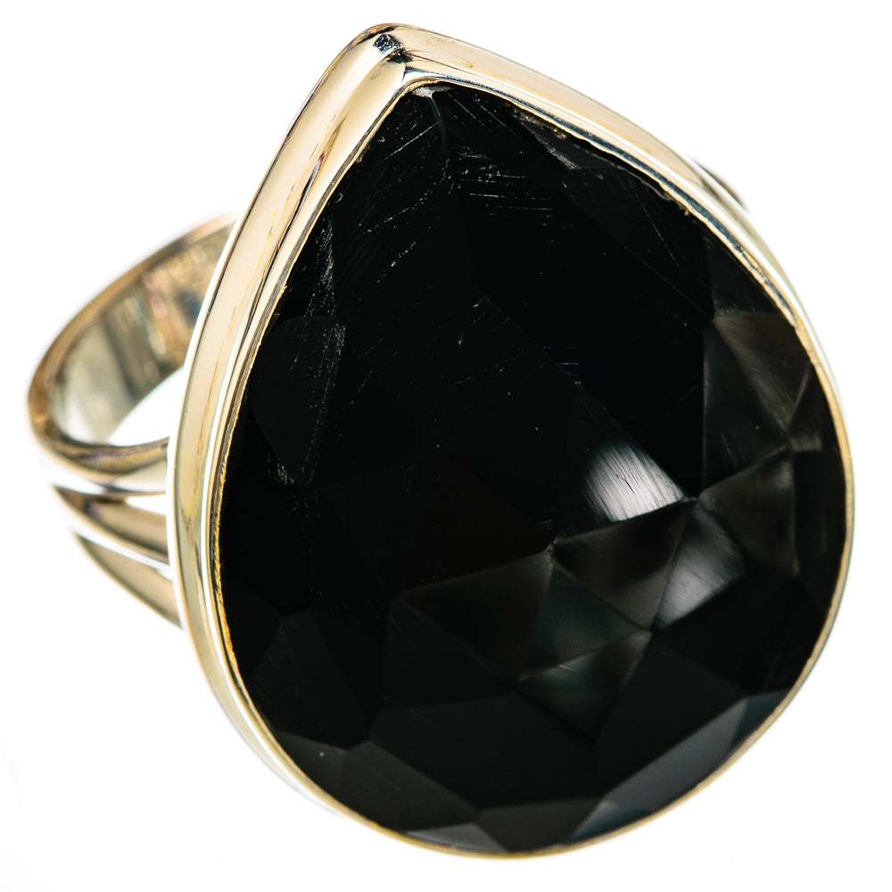 Black Onyx Rings handcrafted by Ana Silver Co - RING103456 - Photo 2