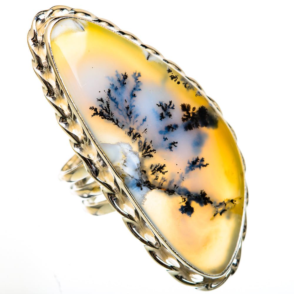 Dendritic Opal Rings handcrafted by Ana Silver Co - RING103459