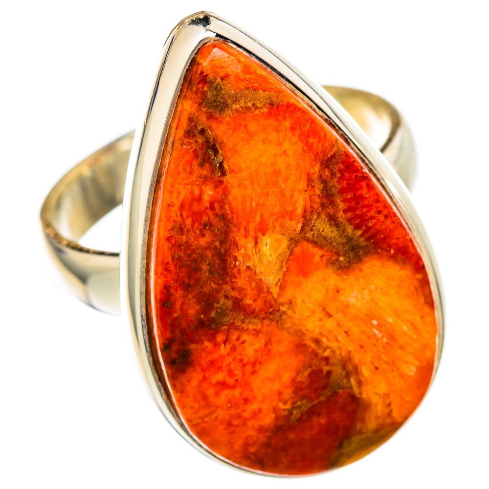 Sponge Coral Rings handcrafted by Ana Silver Co - RING103520 - Photo 2