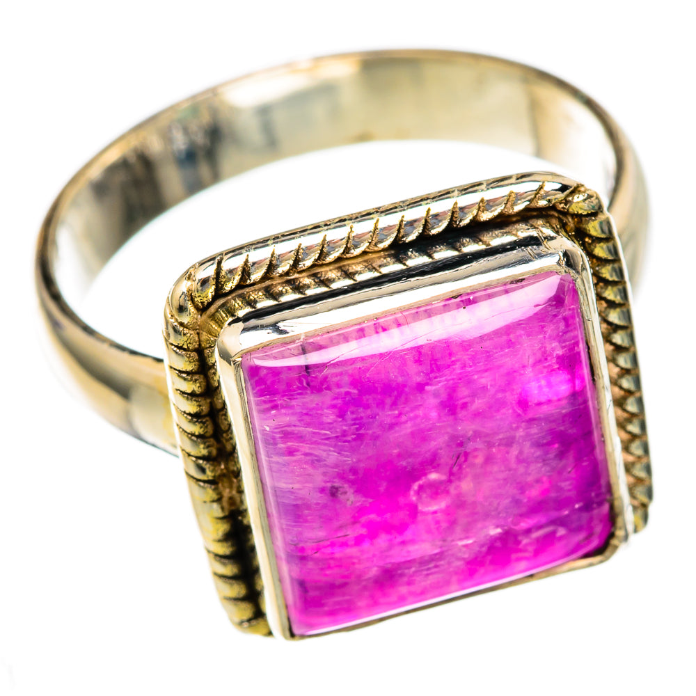 Pink Moonstone Rings handcrafted by Ana Silver Co - RING103522