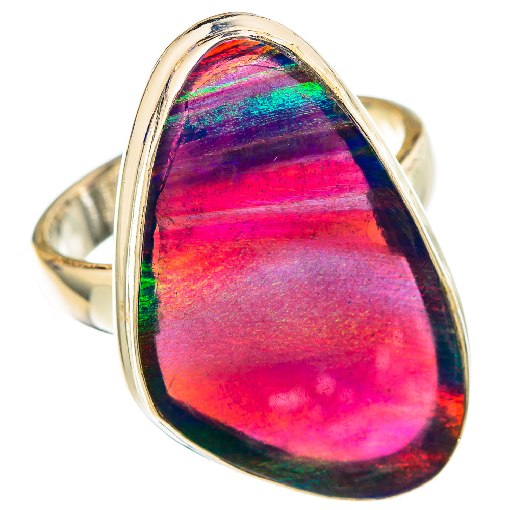 Aura Opal Rings handcrafted by Ana Silver Co - RING103568