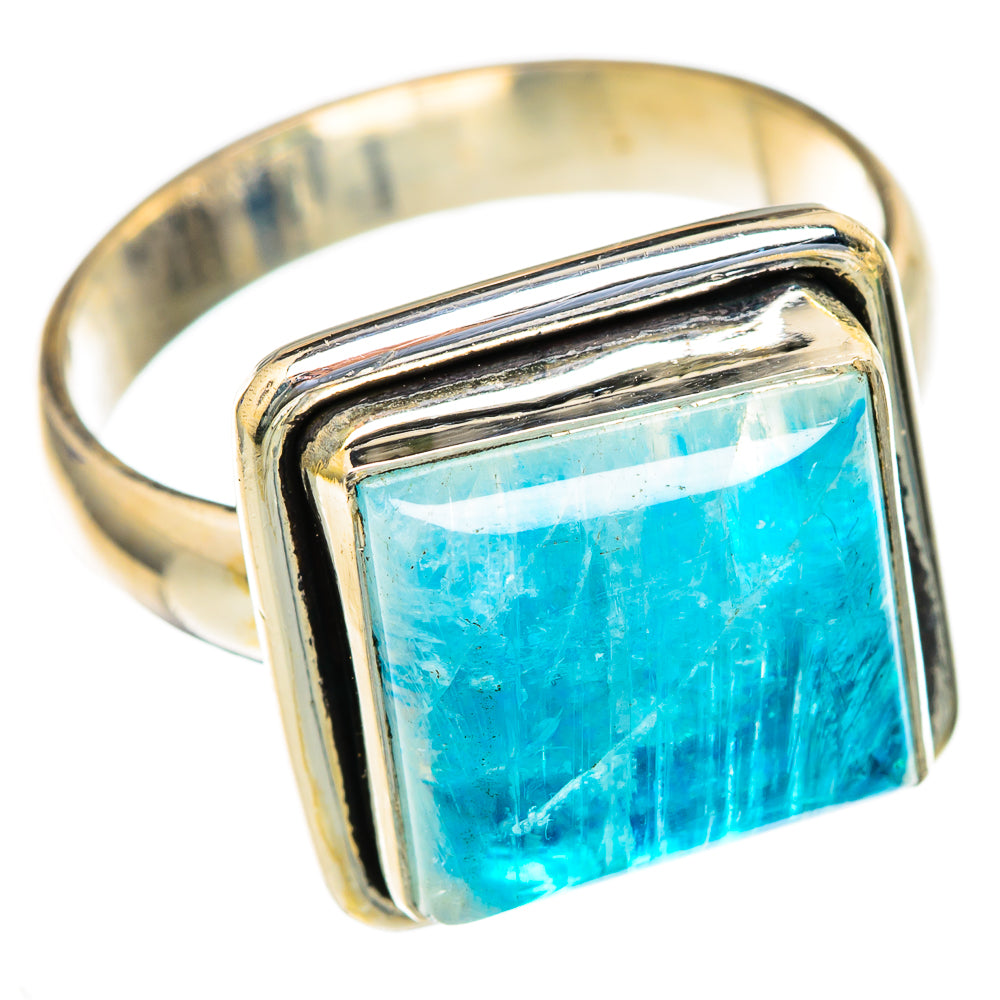 Rainbow Moonstone Rings handcrafted by Ana Silver Co - RING103604