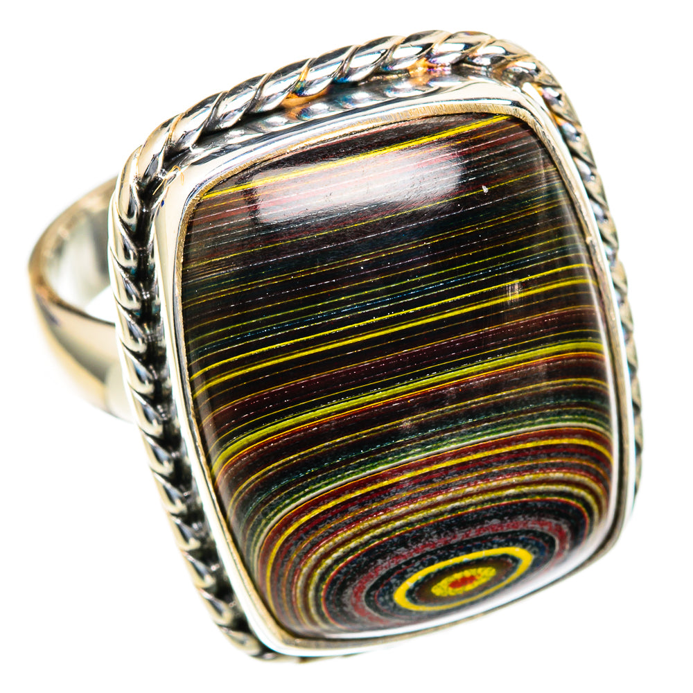 Bullseye Jasper Rings handcrafted by Ana Silver Co - RING103608