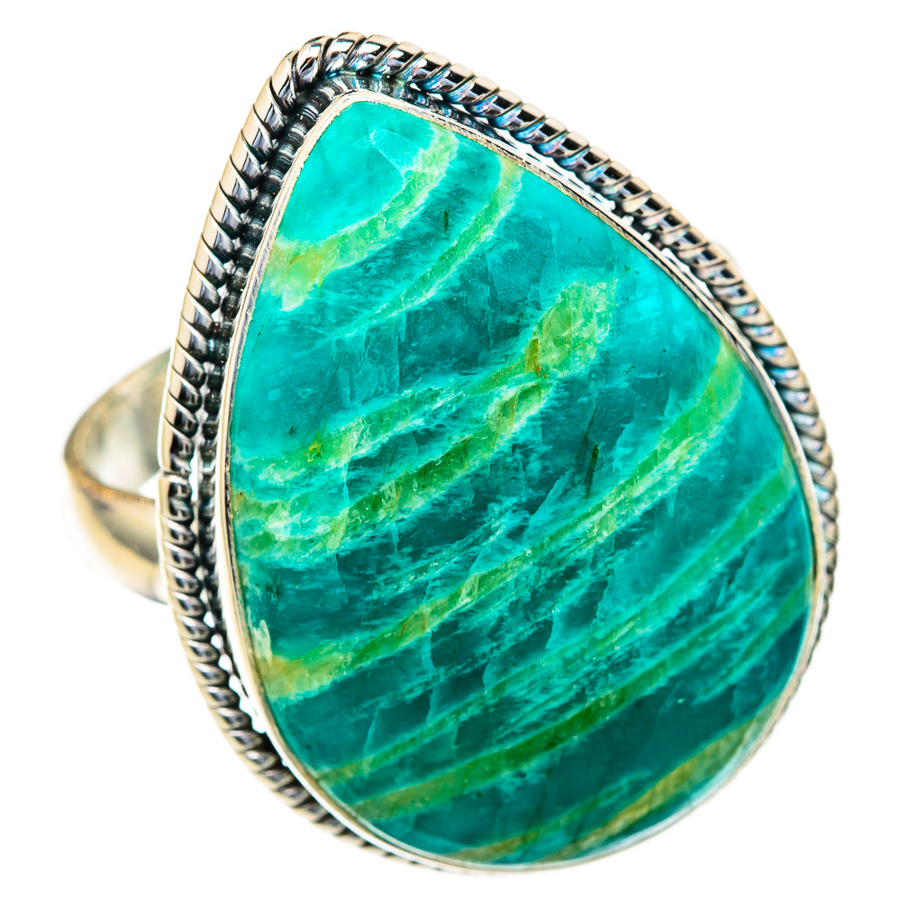 Amazonite Rings handcrafted by Ana Silver Co - RING103646