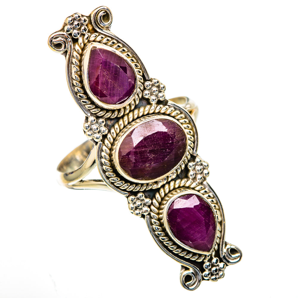 Ruby Rings handcrafted by Ana Silver Co - RING103666 - Photo 2