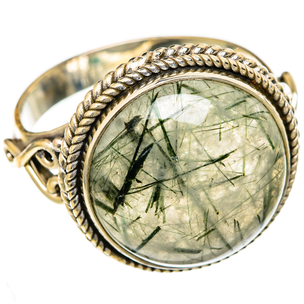 Tourmalinated Quartz Rings handcrafted by Ana Silver Co - RING103681 - Photo 2