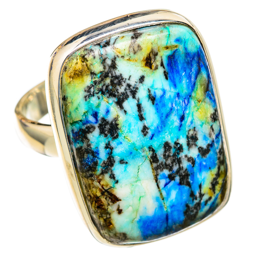Blue Jasper Rings handcrafted by Ana Silver Co - RING103697