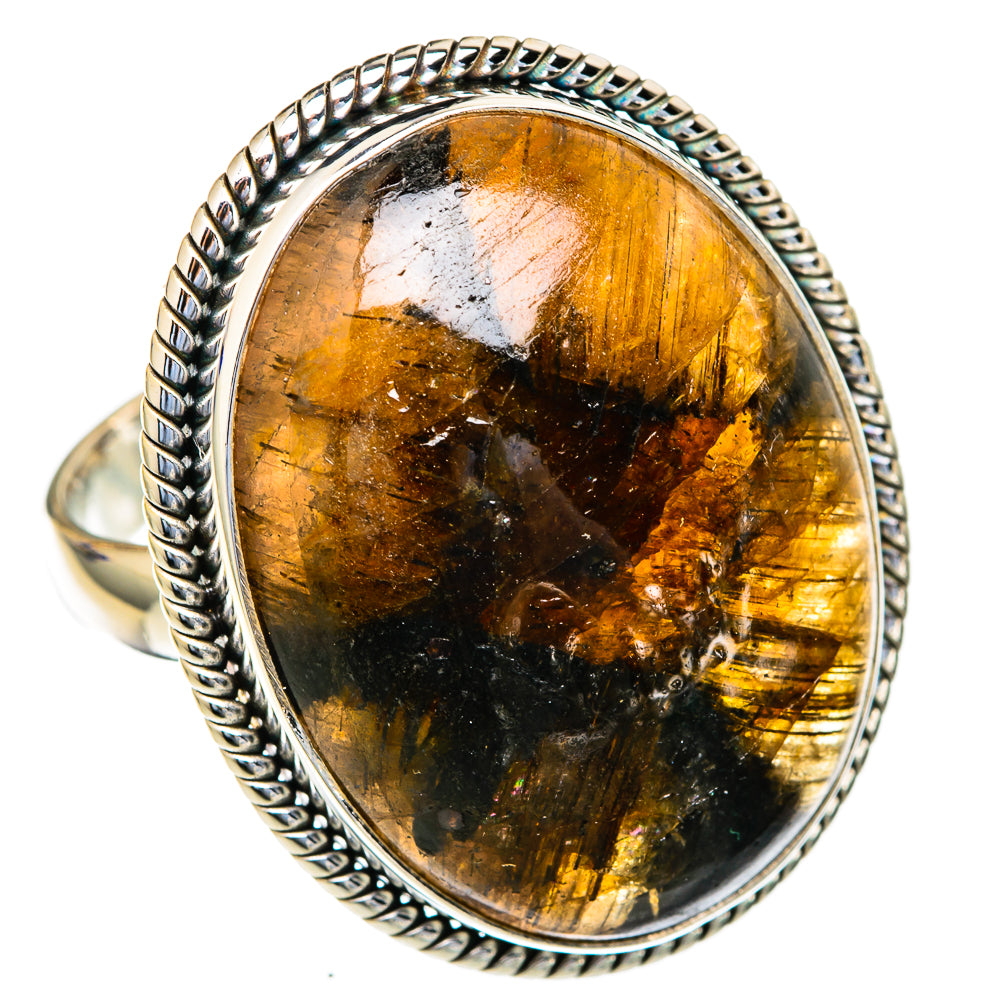Chiastolite Rings handcrafted by Ana Silver Co - RING103718 - Photo 2
