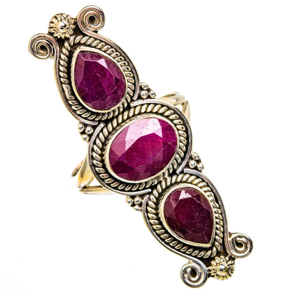 Ruby Rings handcrafted by Ana Silver Co - RING103725