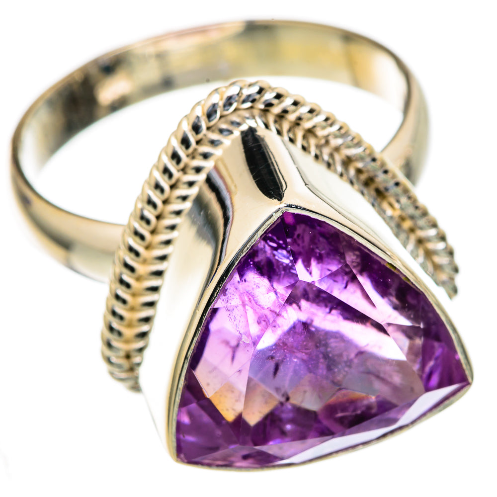 Amethyst Rings handcrafted by Ana Silver Co - RING103728 - Photo 2