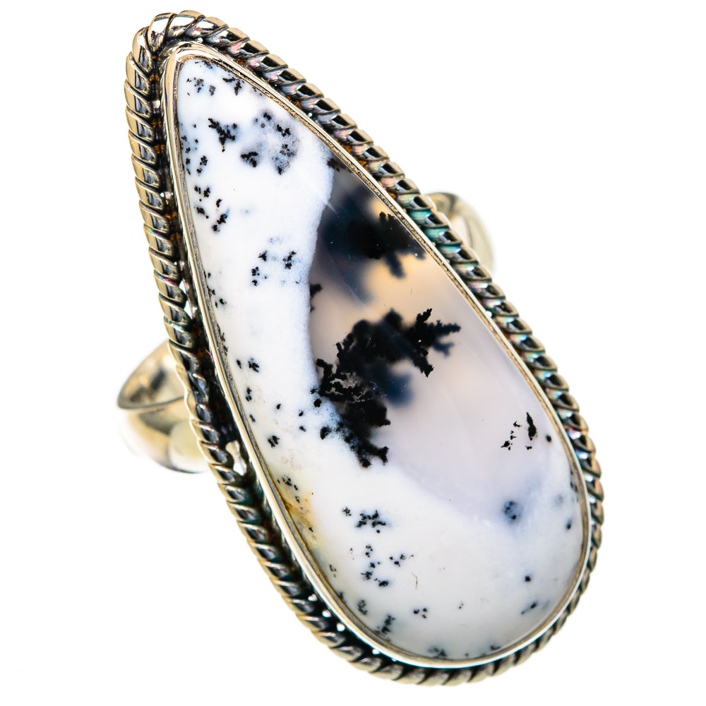 Dendritic Opal Rings handcrafted by Ana Silver Co - RING103742