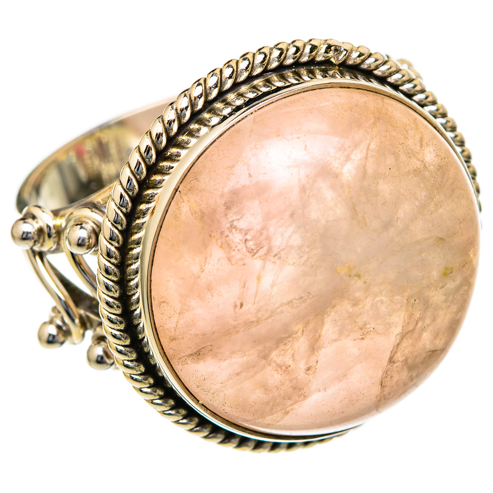 Rose Quartz Rings handcrafted by Ana Silver Co - RING103773 - Photo 2