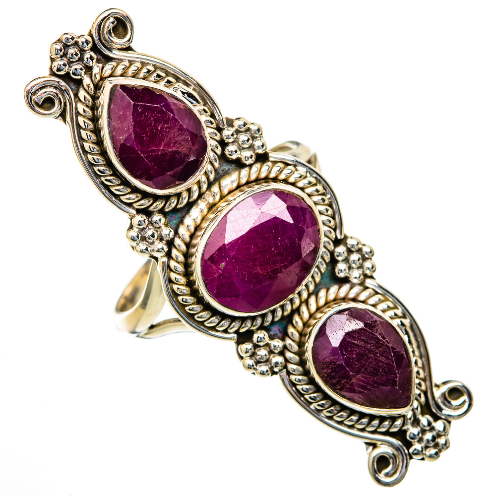 Ruby Rings handcrafted by Ana Silver Co - RING103781