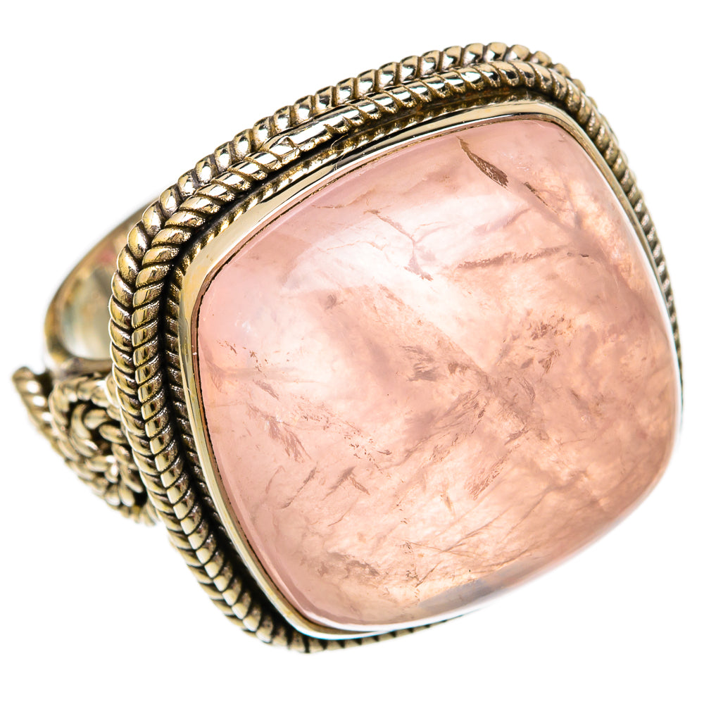 Rose Quartz Rings handcrafted by Ana Silver Co - RING103789 - Photo 2