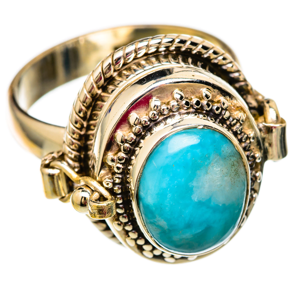 Larimar Rings handcrafted by Ana Silver Co - RING103800 - Photo 2