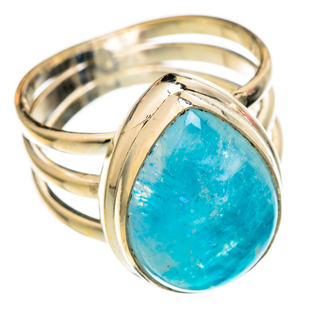 Rainbow Moonstone Rings handcrafted by Ana Silver Co - RING103818 - Photo 2