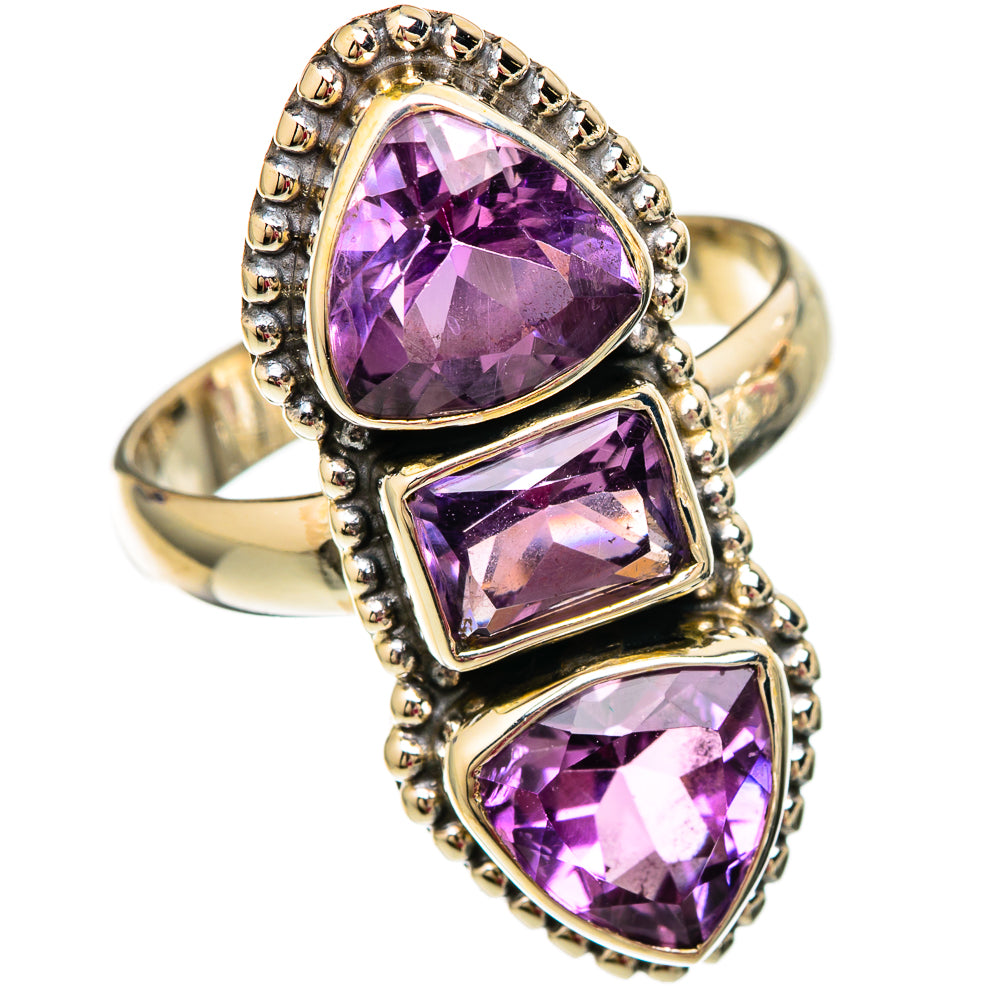 Amethyst Rings handcrafted by Ana Silver Co - RING103852 - Photo 2