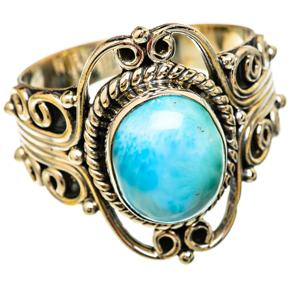 Larimar Rings handcrafted by Ana Silver Co - RING103869 - Photo 2