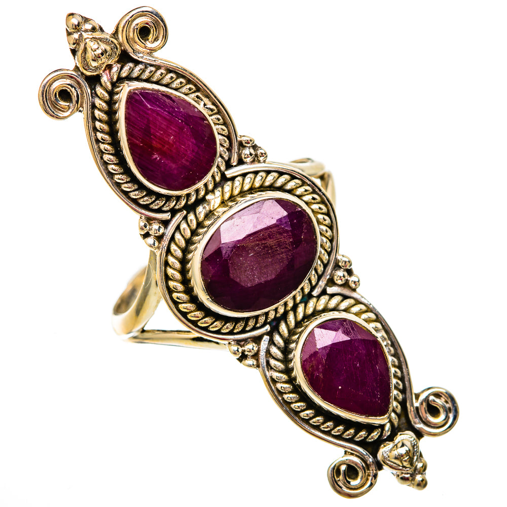 Ruby Rings handcrafted by Ana Silver Co - RING103887 - Photo 2