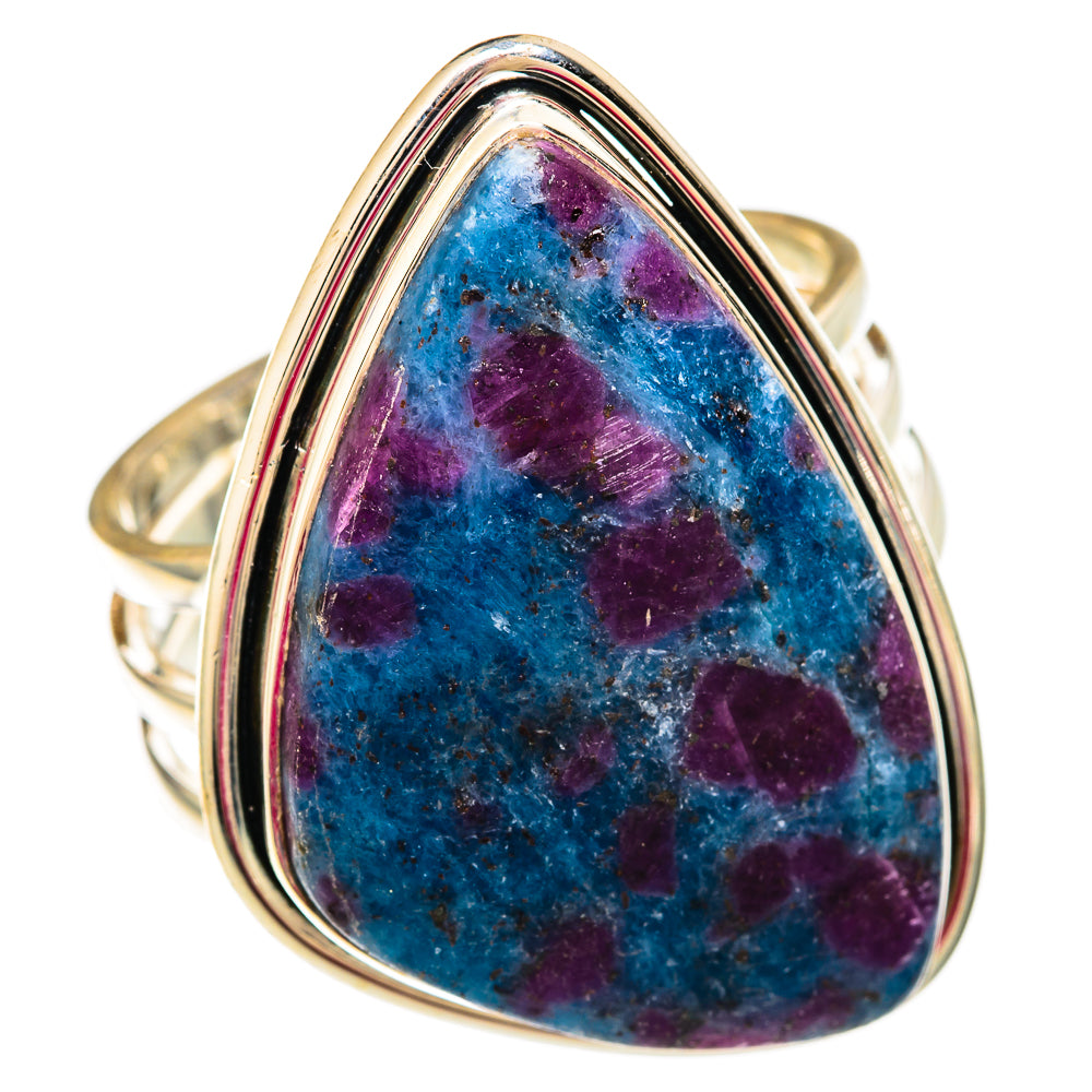 Ruby Fuchsite Rings handcrafted by Ana Silver Co - RING103908 - Photo 2