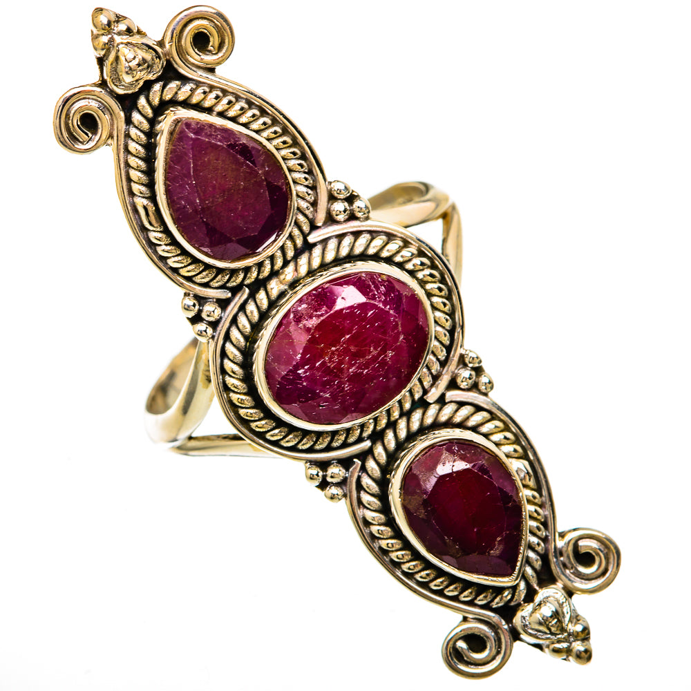 Ruby Rings handcrafted by Ana Silver Co - RING103972 - Photo 2