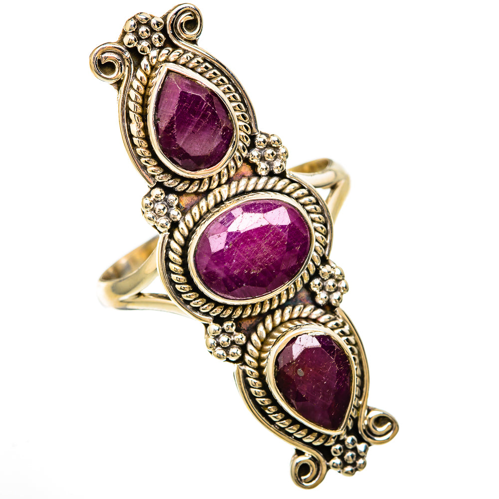 Ruby Rings handcrafted by Ana Silver Co - RING104000 - Photo 2