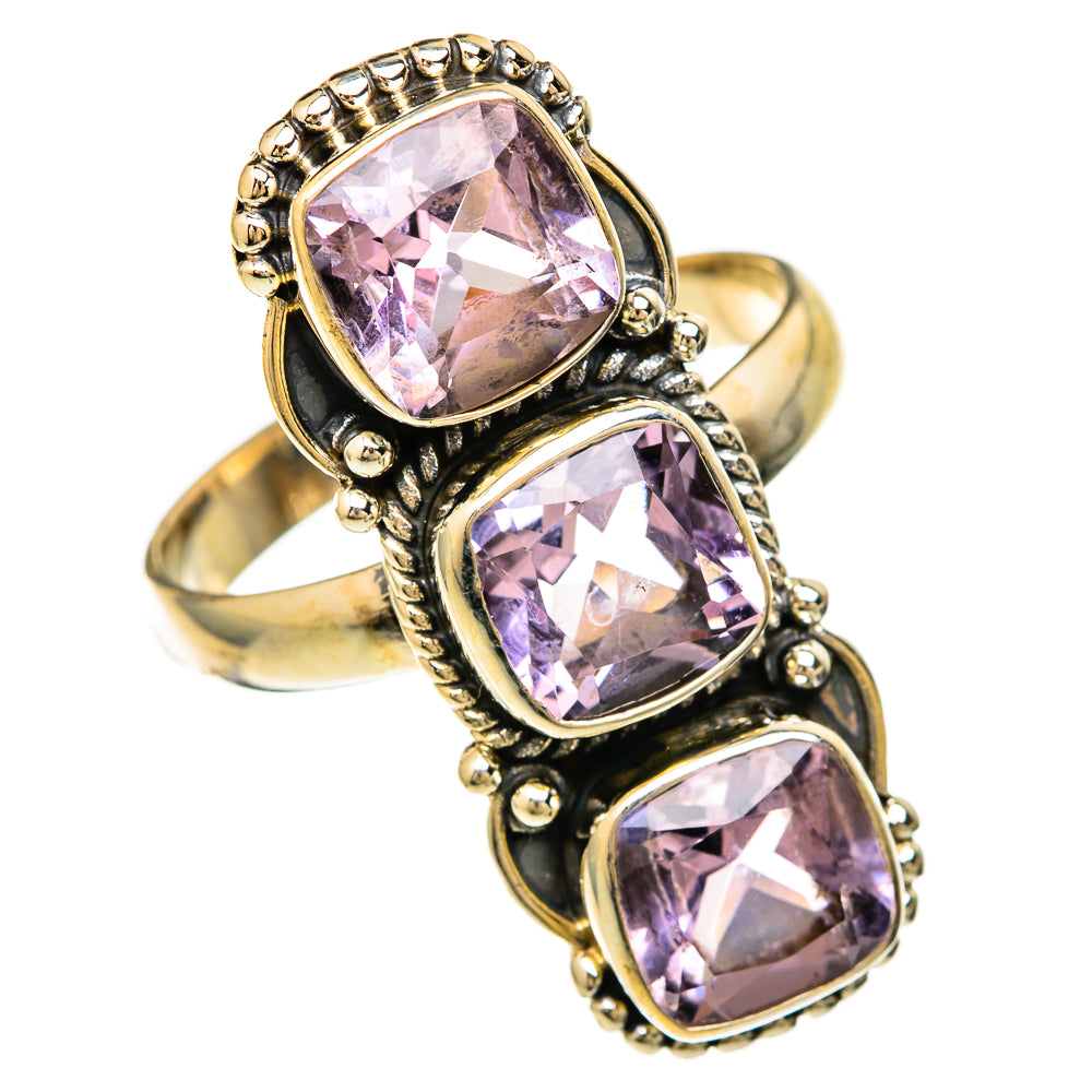 Kunzite Rings handcrafted by Ana Silver Co - RING104027 - Photo 2