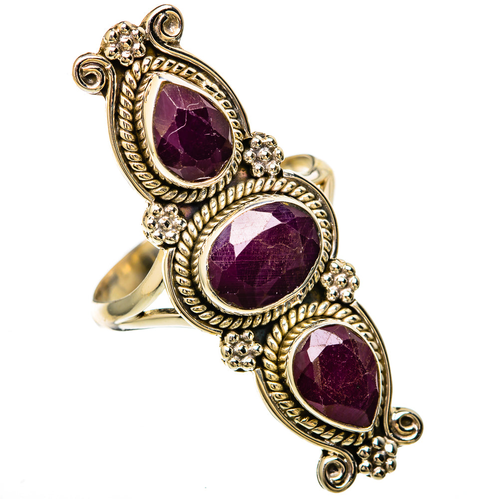 Ruby Rings handcrafted by Ana Silver Co - RING104069