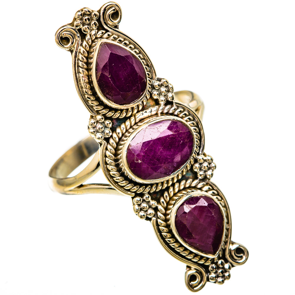 Ruby Rings handcrafted by Ana Silver Co - RING104073 - Photo 2