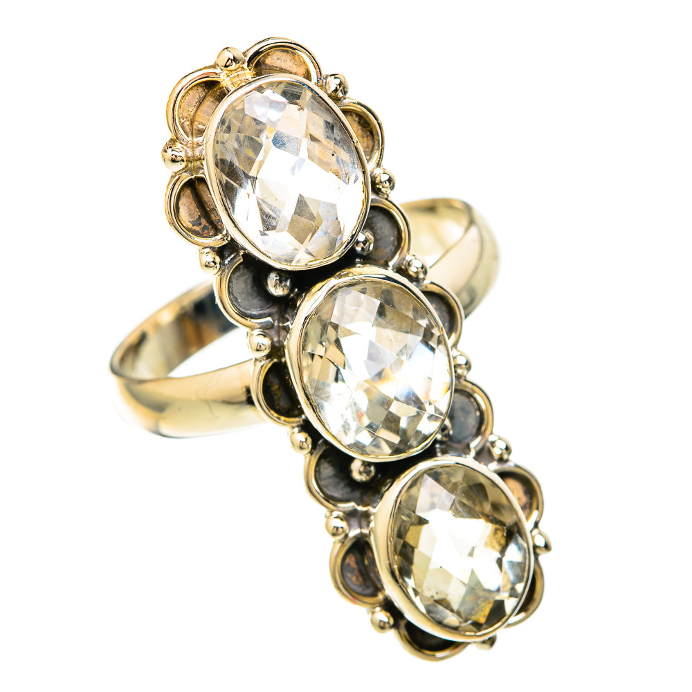 Green Amethyst Rings handcrafted by Ana Silver Co - RING104087 - Photo 2