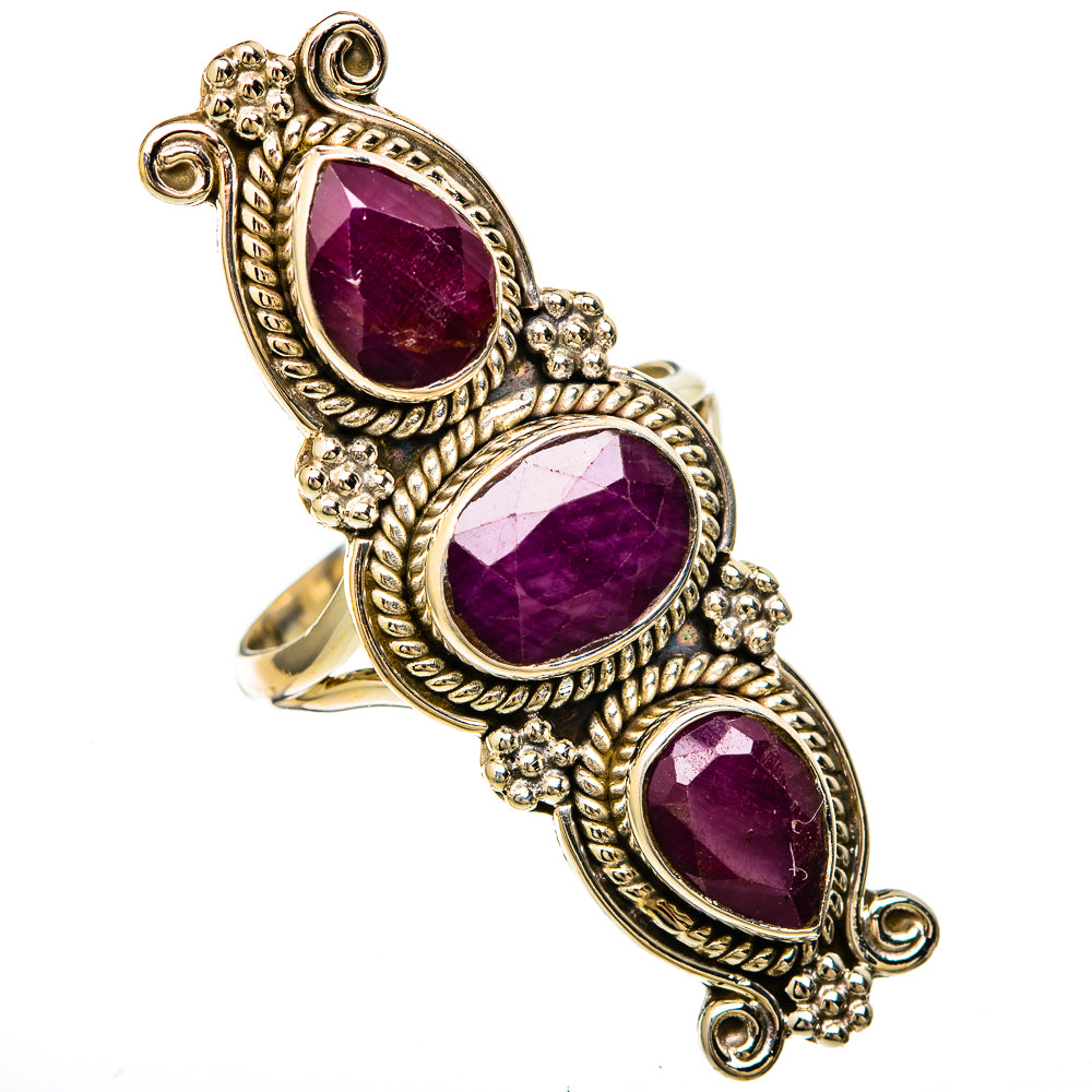Ruby Rings handcrafted by Ana Silver Co - RING104091 - Photo 2