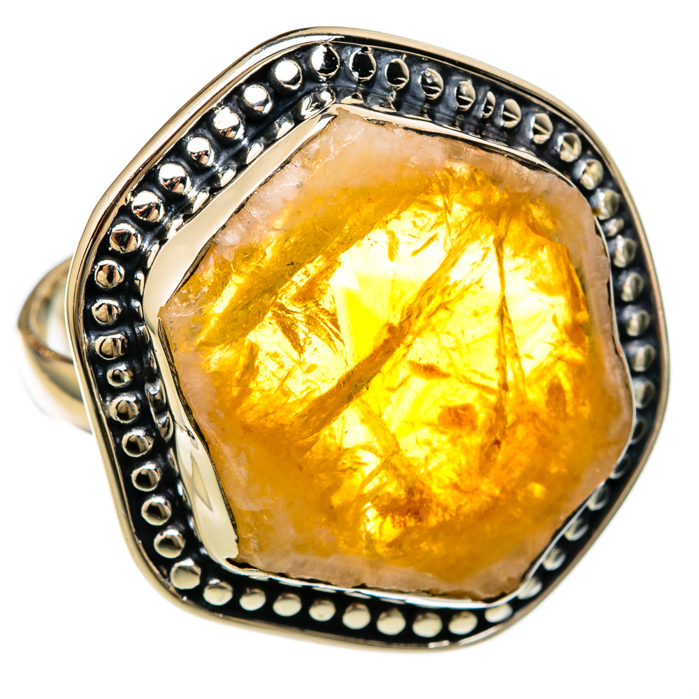 Citrine Rings handcrafted by Ana Silver Co - RING104124 - Photo 2