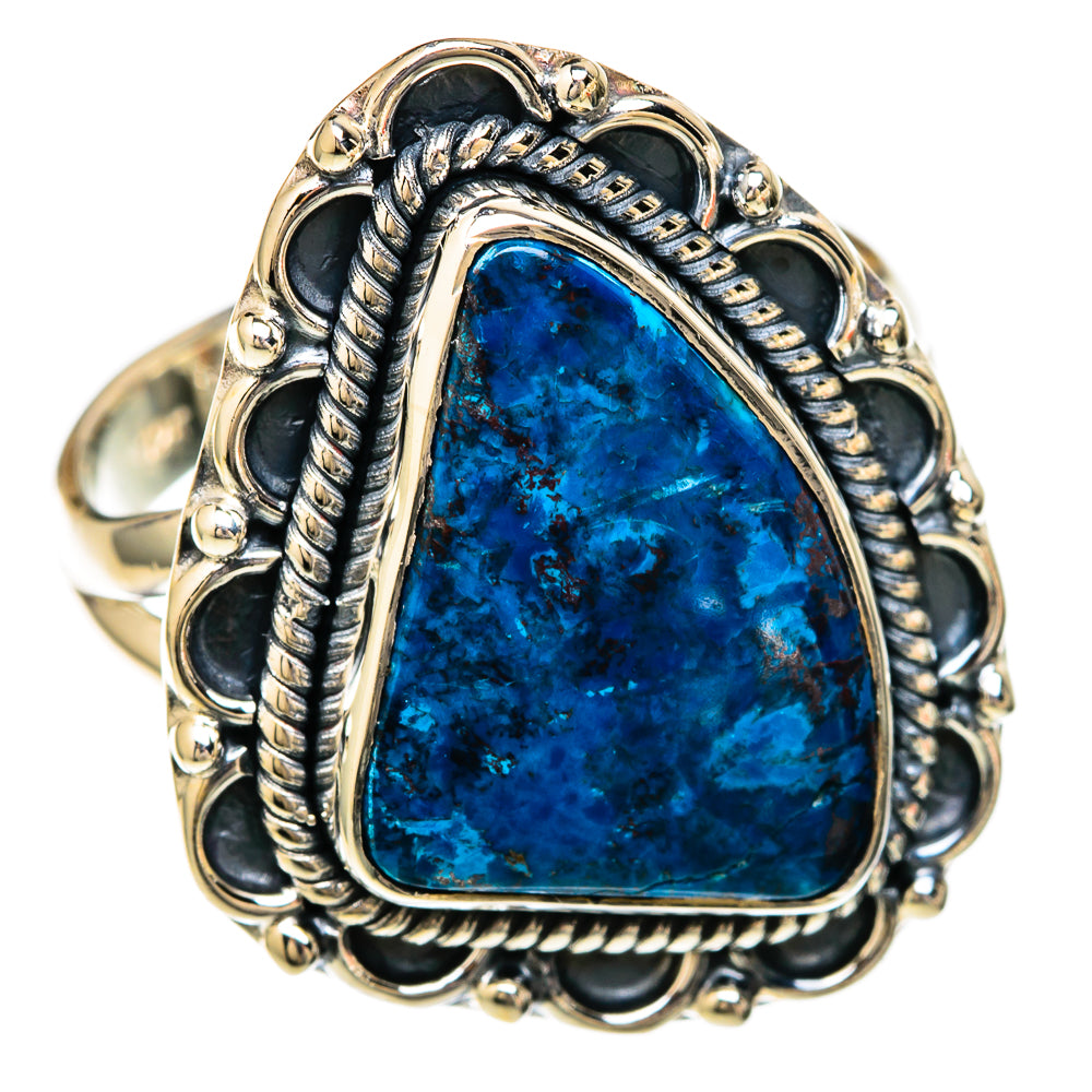 Shattuckite Rings handcrafted by Ana Silver Co - RING104171 - Photo 2
