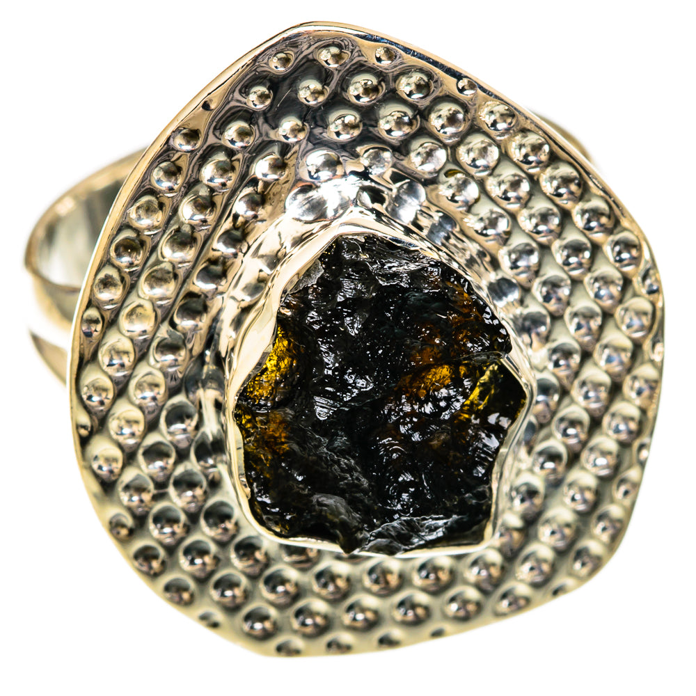 Tektite Rings handcrafted by Ana Silver Co - RING104254 - Photo 2
