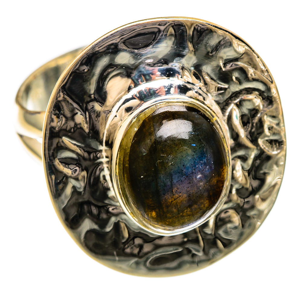 Labradorite Rings handcrafted by Ana Silver Co - RING104257 - Photo 2