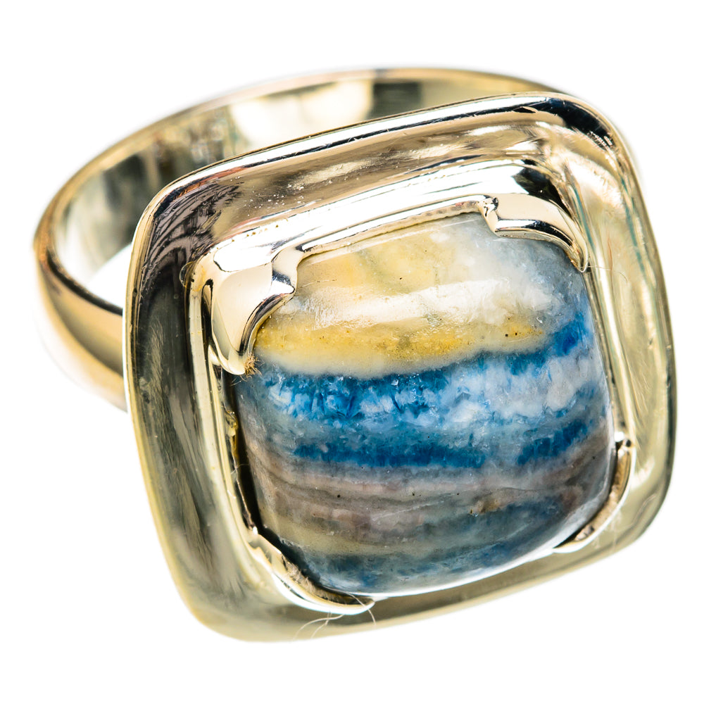Blue Scheelite Rings handcrafted by Ana Silver Co - RING104279 - Photo 2