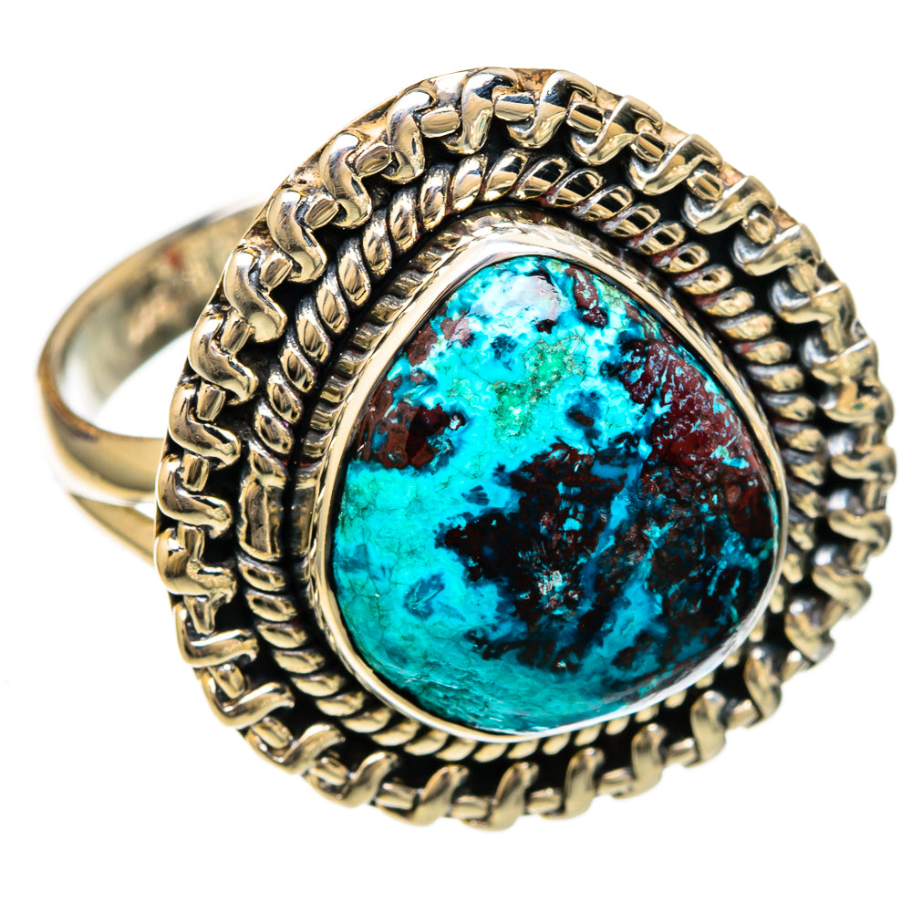 Shattuckite Rings handcrafted by Ana Silver Co - RING104282 - Photo 2
