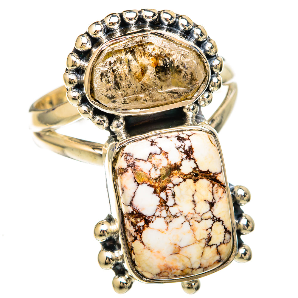 Wild Horse Jasper Rings handcrafted by Ana Silver Co - RING104291 - Photo 2
