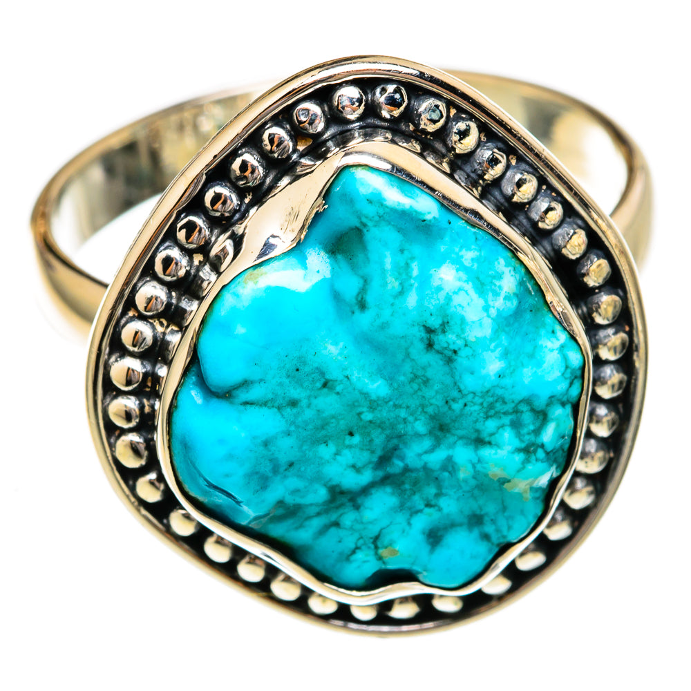 Chrysocolla Rings handcrafted by Ana Silver Co - RING104331 - Photo 2