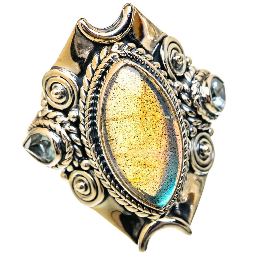 Labradorite Rings handcrafted by Ana Silver Co - RING104382 - Photo 2