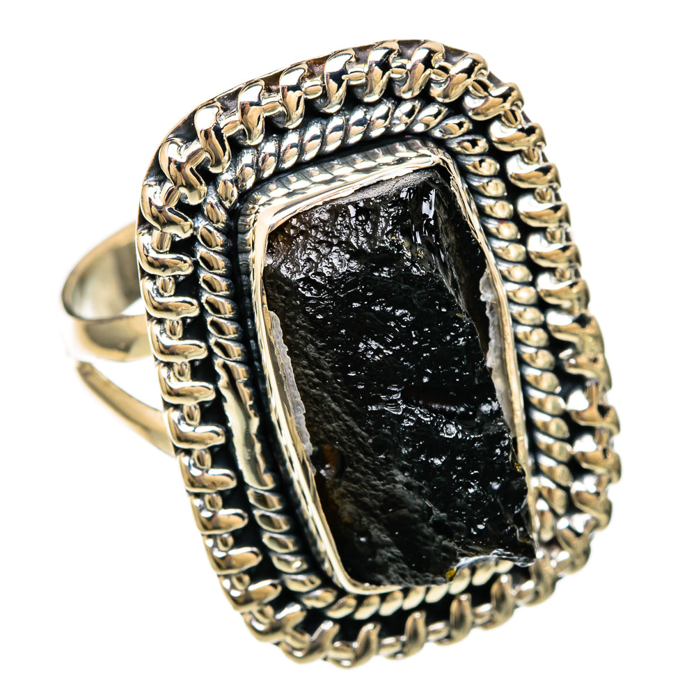 Tektite Rings handcrafted by Ana Silver Co - RING104432 - Photo 2